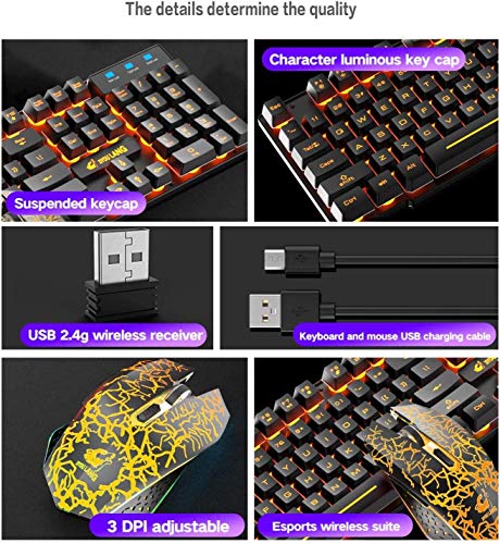 Clavier et souris de jeu sans fil