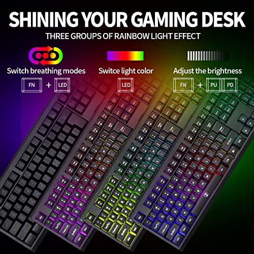 ZJFKSDYX L104 Clavier de jeu sans fil