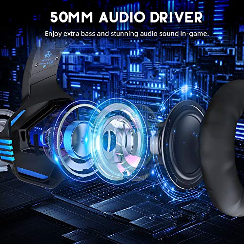VersionTECH. Casque de jeu pour PS5/PS4/Xbox One/PC