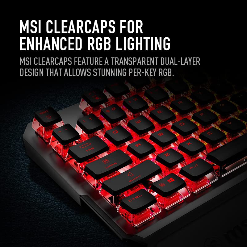 Clavier de jeu mécanique RGB MSI Vigor-4