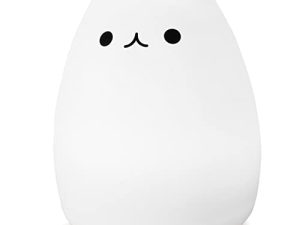 WoneNice Veilleuse portable en silicone avec chaton