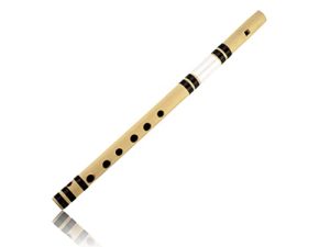 Flûte de bambou en bois indienne authentique