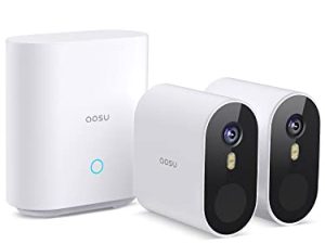 aosu Caméras de sécurité sans fil extérieur