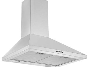 Ancona AN-1534 Hotte murale pyramidale convertible 24"