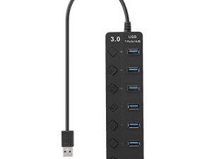Tosuny Hub USB avec adaptateur d'alimentation à