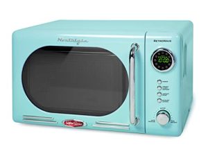 Four à micro-ondes de comptoir compact rétro