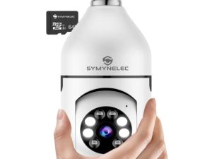 SYMYNELEC Caméra de sécurité à ampoule 2