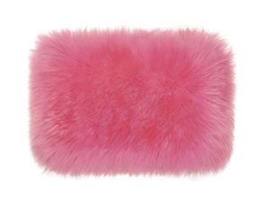 Forala Auto Center Console Pad Furry Sheepskin