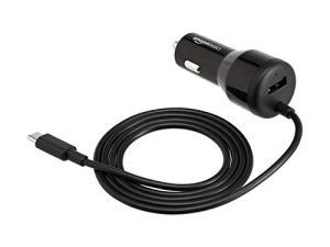 Chargeur de voiture USB-C Amazon Basics avec
