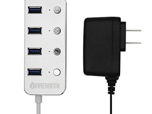 Hub USB 3.0 alimenté en aluminium à