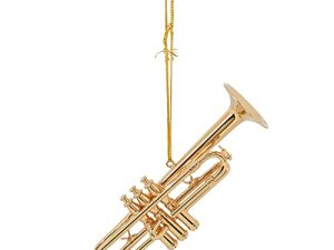 Broadway Gifts Ornement de trompette en laiton
