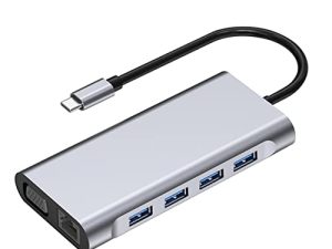 Adaptateur Mobestech C Dongle Multiport Silver Hub