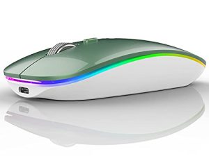 Uiosmuph Souris sans fil LED