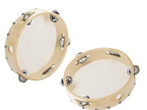 Sohapy Lot de 2 tambourins à tambour