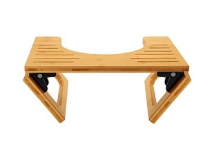 AmazerBath Tabouret de toilette en bambou de