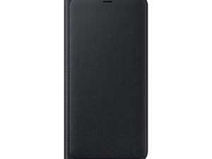 Étui portefeuille pour Galaxy A7/Noir