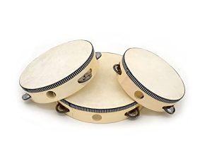 HLMOptimo Lot de 3 tambourins pour adultes