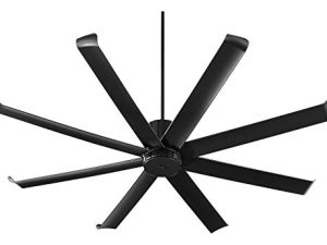 Ventilateur de patio noir