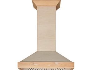 ZLINE Hotte de cuisine murale en bois