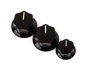 Boutons Fender Jazz Bass - Noir