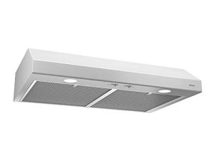 Broan-NuTone BCSD136WW Glacier Hotte de cuisine convertible
