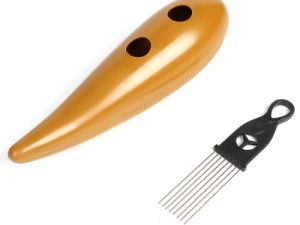 KADIROSA Guiro avec ensemble de grattoir Orff