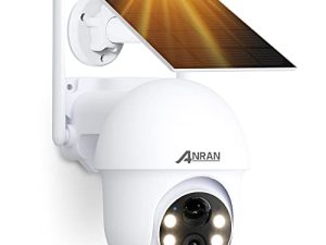 Caméra de sécurité solaire extérieure ANRAN
