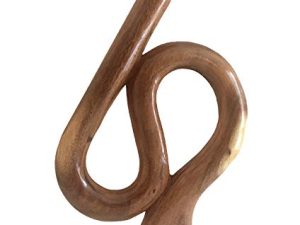 Didgeridoo en forme de S en bois