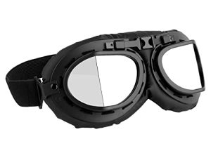 Lunettes de moto en cuir vintage ATV