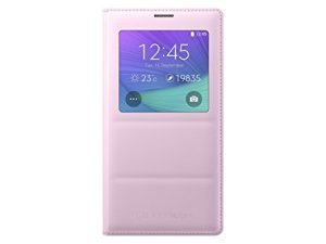 Coque Samsung S View Note 4 Rose