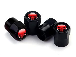 Ajxn Lot de 4 capuchons de valve