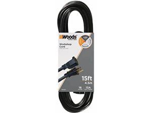 Woods 990261 16/3 SJTW Rallonge noire à