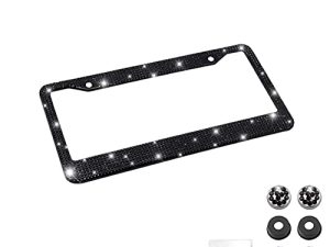 Cadre de plaque d'immatriculation de voiture Bling