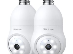 Caméras de sécurité à ampoule 2K sans