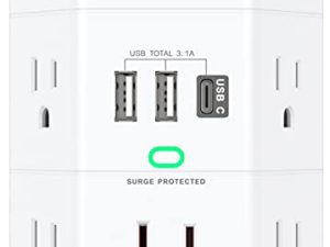 Prolongateur de prise murale avec protection contre
