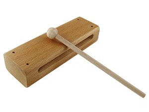 Bloc de bois avec maillet ZZLZX 1Set