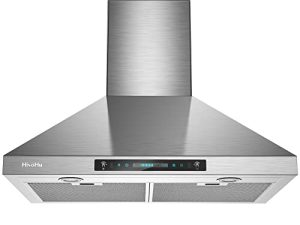 Hotte de cuisinière murale HisoHu avec conduit