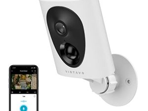 virtavo Caméra de sécurité sans fil extérieure