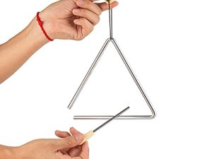Percussion à main triangulaire avec percuteur