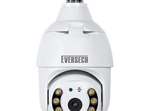 EVERSECU 2K 4.0MP Ampoule Caméra de Sécurité