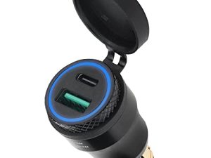 Tecreddy Adaptateur secteur pour moto DIN Hella