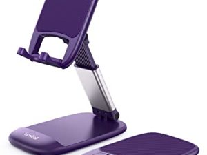 Lamicall Support de téléphone violet pour bureau