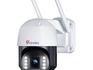 Ctronics 4K 8MP Caméra de sécurité extérieure