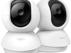 TP-Link Tapo 2K Caméra de sécurité panoramique/inclinable