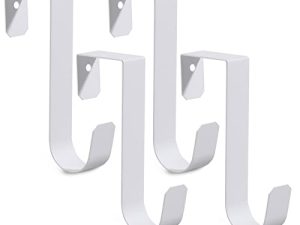 Lot de 4 crochets de porte