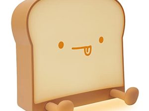 QANYI Mignonne Veilleuse Toast Pain LED Veilleuse