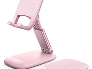 Lamicall Support de téléphone rose pour bureau