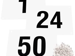 Azarxis Running Bib Competitor Numbers with Safety