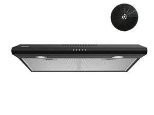FIREGAS Hotte de cuisine sous armoire noire