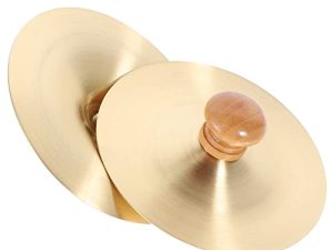 Generic Finger Cymbals avec poignées en bois